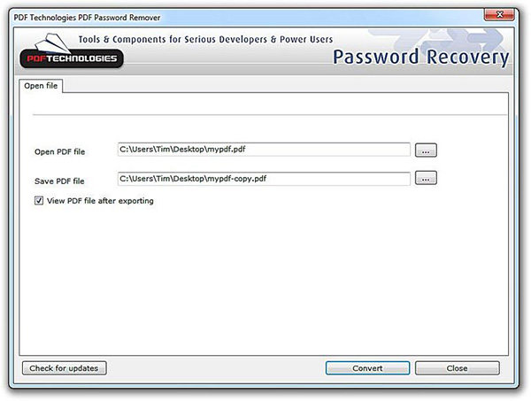 pdf password remover free